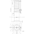 YH52 / 175 Côté de voiture de tampon d&#39;huile d&#39;ascenseur ≤ 1,6 m / s